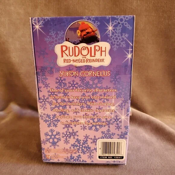 Gemmy Yukon Cornelius Plush of Rudolph The Red Nose Reindeer Animated Sings - Picture 3 of 6